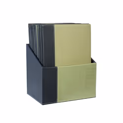 Securit MC-BOX-TRA4-GR, A4, Métal, Cuir bycast, Vert, Mat, Vernis, Plastique, Angles arrondis