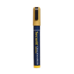 Securit SMA510-GD marqueur à craie liquie Ciseau Or 1 pièce(s)