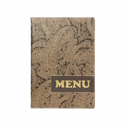 Securit MC-DRA4-PAISLEY, A4, Elastane, Plastique PU, Multicolore, Mat, Plastique, Angles arrondis