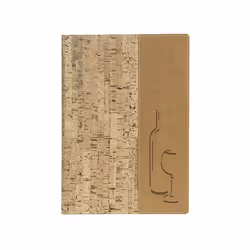 Securit MC-DRWC-CORK, A4, Elastane, Plastique PU, Bois, Mat, Plastique, Angles arrondis