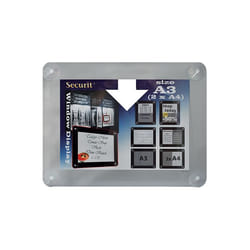 Securit PFW-A3-GY Tableau blanc Plastique