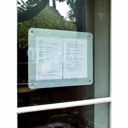 Securit PFW-A3-GY Tableau blanc Plastique