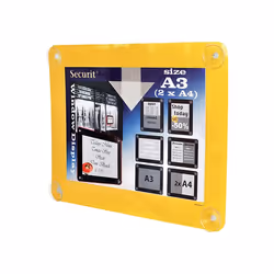 Securit PFW-A3-YE, Plastique, Portable