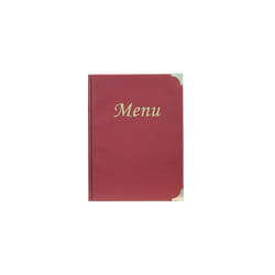 Protège-menu A5 Basic bordeaux - Bordeaux