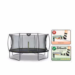 EXIT Trampoline Silhouette ø427cm - noir