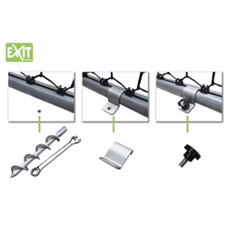 EXIT Kit D’Ancrage Scala (2 Pièces) Pour Gazon Naturel