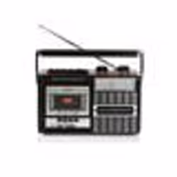 Radio/enregistreur - Ricatech - PR85 - FM/AM/SW1/SW2 - Lecteur de cassette - Microphone intégré