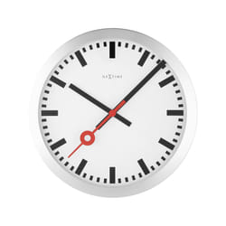 NeXtime 3999ST wall/table clock Mur Quartz clock Cercle Aluminium, Blanc