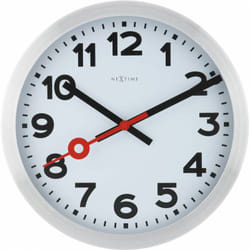 NeXtime 3999AR wall/table clock Mur Quartz clock Cercle Aluminium, Noir, Rouge, Blanc