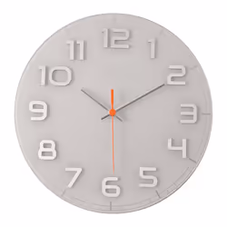 NeXtime 8817WI, Mur, Quartz clock, Cercle, Blanc, Verre, Adultes