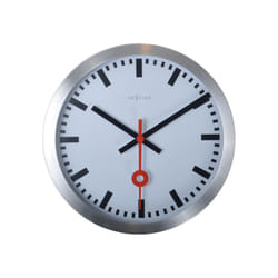 NeXtime 3998ST wall/table clock Mur Quartz clock Cercle Aluminium, Noir, Rouge, Blanc
