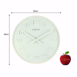 NeXtime 3096WI wall/table clock Mur Quartz clock Cercle Blanc - Vue supplémentaire 10