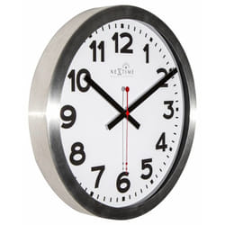 NeXtime 3999ARRC wall/table clock Mur Quartz clock Cercle Aluminium, Noir, Rouge, Blanc