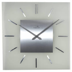 NeXtime 3148 wall/table clock Mur Quartz clock Carré Argent