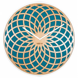 NeXtime 3149TQ wall/table clock Mur Quartz clock Cercle Turquoise, Blanc