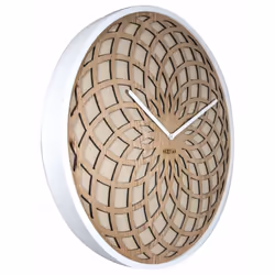 NeXtime 3149BE wall/table clock Mur Quartz clock Cercle Beige, Blanc