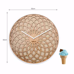 NeXtime 3149BE wall/table clock Mur Quartz clock Cercle Beige, Blanc - Vue supplémentaire 8