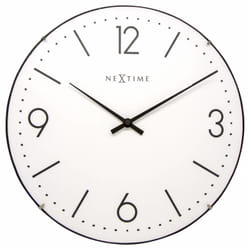 NeXtime 3157WI wall/table clock Mur Quartz clock Cercle Noir, Blanc