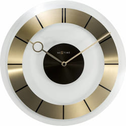 NeXtime 2790GO1 Mur Quartz clock Cercle Or