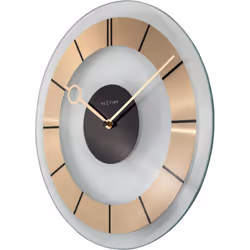 NeXtime 2790GO1 Mur Quartz clock Cercle Or
