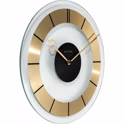 NeXtime 2790GO1 Mur Quartz clock Cercle Or
