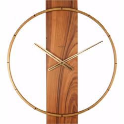 NeXtime 3195BR, Mur, Quartz clock, Autres, Marron, Acier inoxydable, Adultes