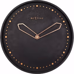 NeXtime 3197ZW, Mur, Quartz clock, Cercle, Noir, Adultes, Modem