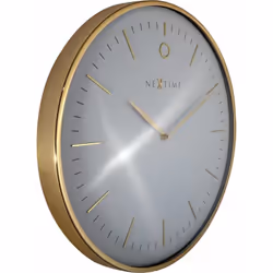 NeXtime 3235WI wall/table clock Mur Quartz clock Cercle Or, Blanc