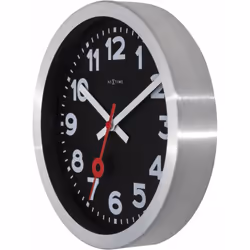 NeXtime 3999ARZW wall/table clock Mur Quartz clock Cercle Aluminium, Noir, Rouge, Blanc
