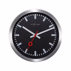 Cette horloge de gare au design simple mais classique donne aux gens une sensation intemporelle ! Cette nouvelle version atti ...