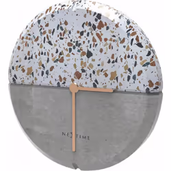 NeXtime 3516, Mur, Quartz clock, Cercle, Gris, Trendy, AA