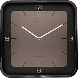 NeXtime 3518ZW wall/table clock Mur Quartz clock Carré Noir, Marron