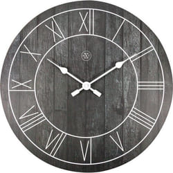 NeXtime Paul Mur Quartz clock Rond Noir