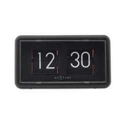 NeXtime Flip Clock Table Quartz clock Rectangle Noir, Orange