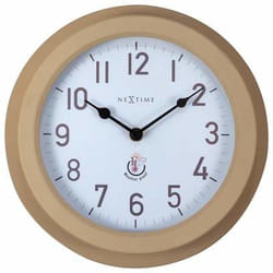 NeXtime Poppy Mechanical clock Rond Marron
