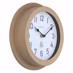 NeXtime Poppy Mechanical clock Rond Marron