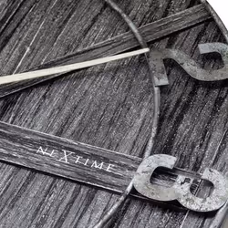 NeXtime York Horloge mécanique Cercle Noir