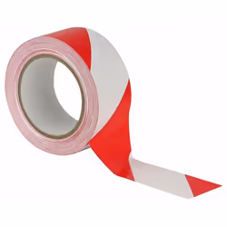 Showtec Bande adhésive 50 mm Rouge/Blanc