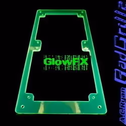 AC Ryan RadGrillz GlowFX - 2x120 Acryl UVGreen, Vert