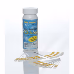 Pool Improve TSB100PI-KL, Bande de test de l'eau, Alcalinité, Sans chlore, pH, 30 °C, 30 g, 110 mm, 210 mm