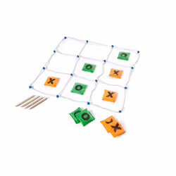 BS Toys Tic-Tac-Toe, 4 an(s), Coton, Multicolore