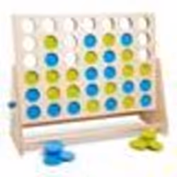 Puissance 4 Géant - BS - Jeu en Bois - Adulte - Mixte