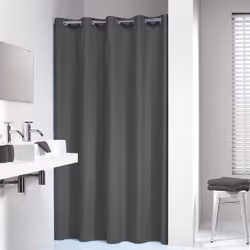 Sealskin 232211314 rideau de douche Anneau Textile Gris