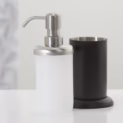 Sealskin 361730219 Distributeur de savon Noir