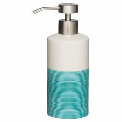 Sealskin 361840230 Distributeur de savon Couleur aqua, Blanc