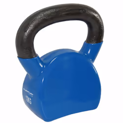 Tunturi 14TUSCL349, Kettlebell classique, Fonte, Noir, Bleu, 12 kg