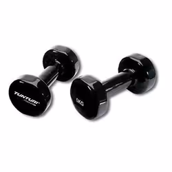 Tunturi 14TUSFU113, Haltère au poids fixe, Noir, 5 kg, 2 pièce(s)