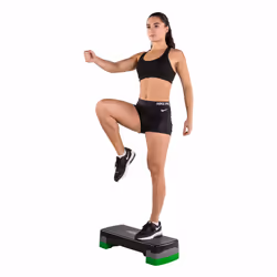Tunturi 14TUSCL357 plateforme de step d'aérobic Noir, Vert 100 kg