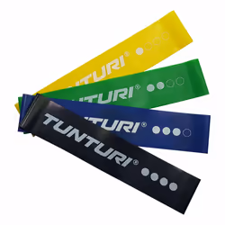 Tunturi 14TUSYO016 bande d'exercice Léger - Moyen - Élevé Noir, Bleu, Vert, Jaune