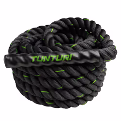 Tunturi 14TUSCF002, Corde de combat, Nylon, Noir, 9 m, 3,8 cm